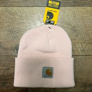 Carhartt KIDS' ACRYLIC WATCH HAT Beanie Discontinued Color Rose Quartz NWT